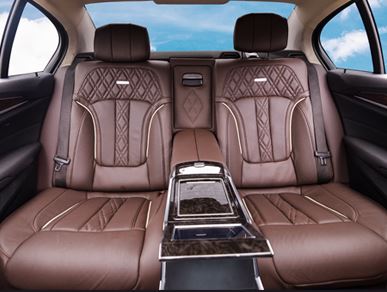 BMW 5 Seri Enteryè Aparans Amelyorasyon 7 Seri chèz kwi, elektrik Tailgate