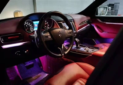 Maserati Levante repare 64-limyè anbyans koulè pou anrichi valè enteryè a.