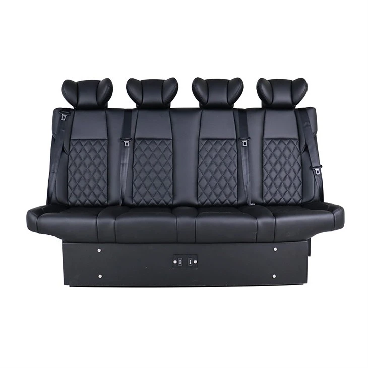 Elektrik Nwa Leather 4-Paseje Van Syèj