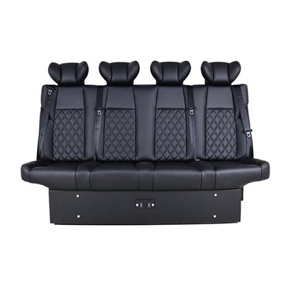 Elektrik Nwa Leather 4-Paseje Van Syèj